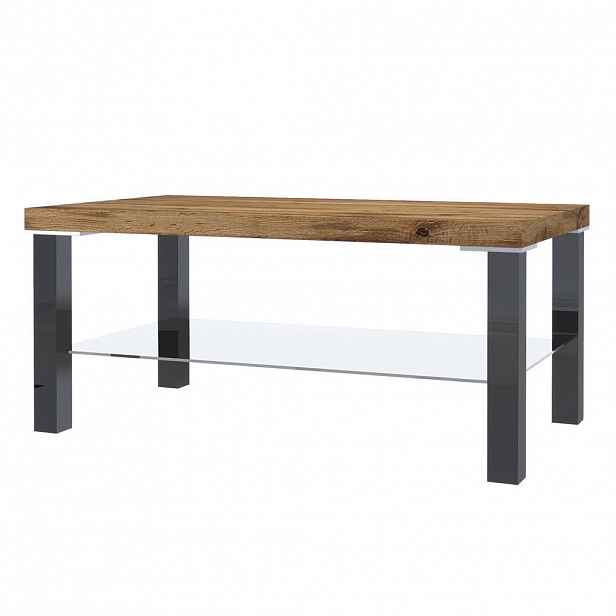 B BELINI GROUP KONFERENČNÍ STOLEK 90 x 45 cm, Černá / Dub Wotan