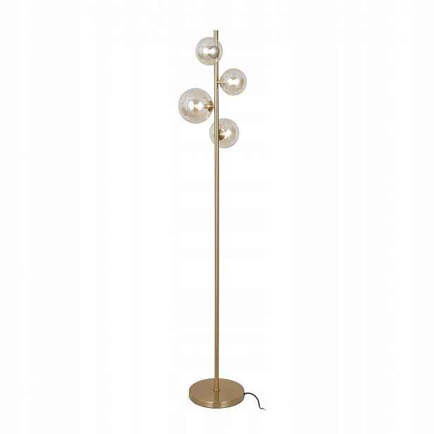 Canello FL-406007-4-HBR Moderní zlatá stojací lampa, podlahová