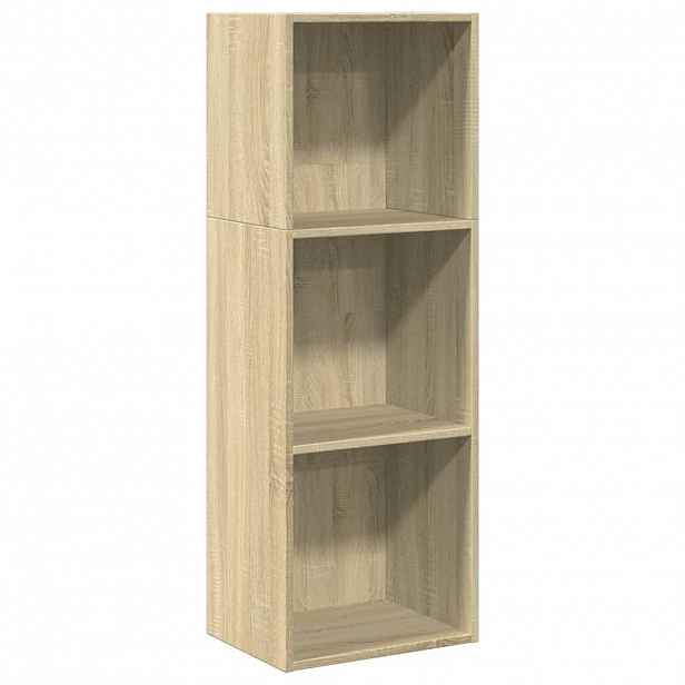 vidaXL Knihovna dub sonoma 40 x 30 x 114 cm kompozitní dřevo