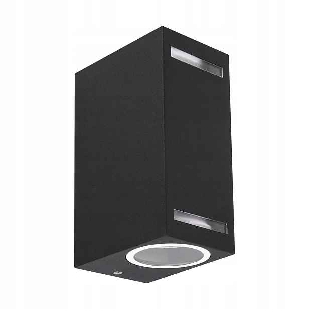 Struhm Fasádní nástěnné svítidlo Forest Černá IP54 2x GU10 35W