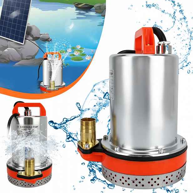 Ponorná Pumpa Na Špinavou A Čistou Vodu Do Studny Ponorné Čerpadlo 3000 L/h 180 W 12 V