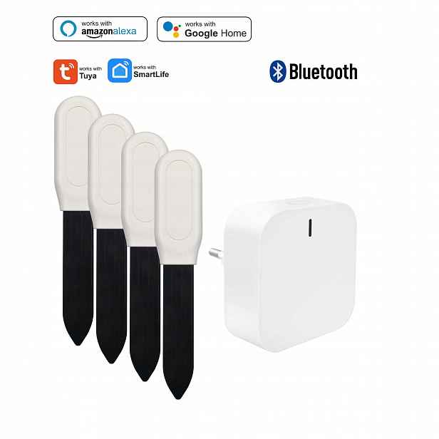 Sada čtyř senzorů vlhkosti půdy Multi-mode Bluetooth brána