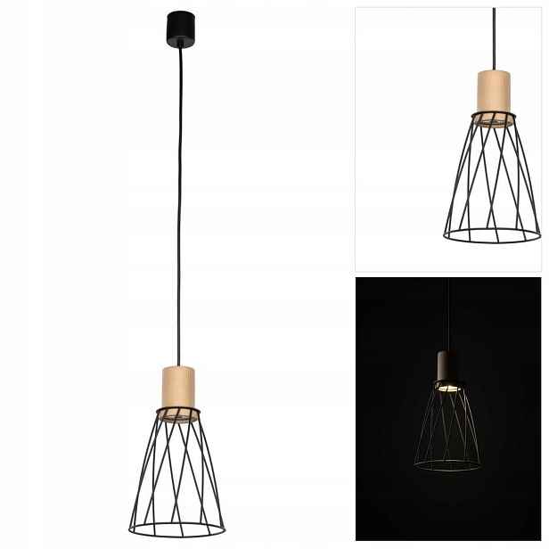 Závěsná lampa Modesto Wood Borovice 10155 Tk Lighting