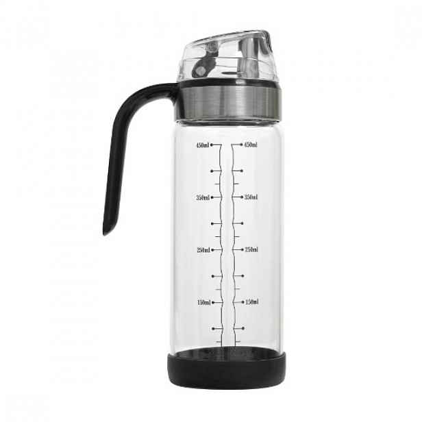 Dávkovač lahve s automatickým uzávěrem, borosilikátové sklo, 450 ml -