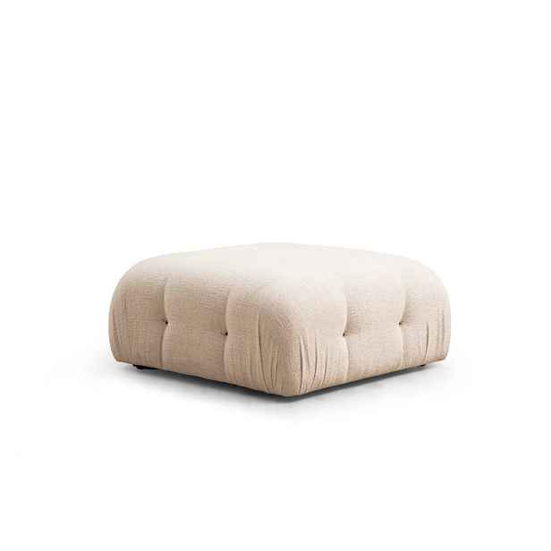 Hanah Home Taburet Bubble 95 cm bouclé krémový