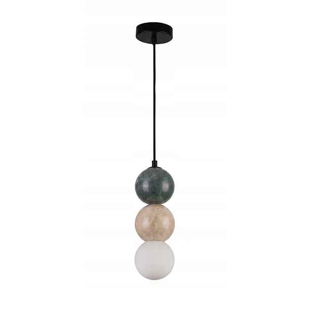 Maxlight Alice závěsná lampa malachit multicolor 1xG9 IP20 150 cm