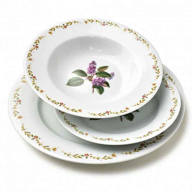 Mondex JÍDELNÍ SADA, porcelán, fialová