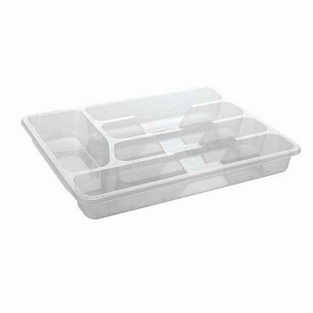 příborník 34x27cm, 5přihrád., plný, transp.plast