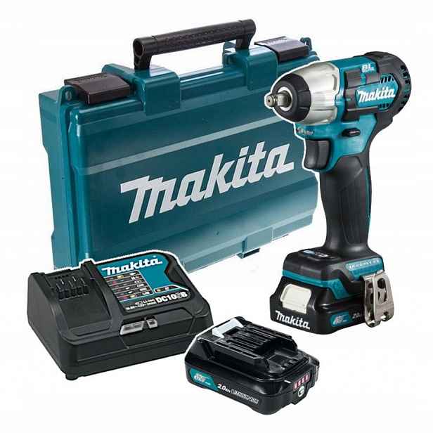 Příklepový klíč Makita s akumulátorovým napájením 12 V TW160DSAE