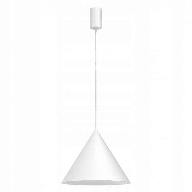 Závěsné svítidlo Capital Bílé Kónické Stínidlo 32cm 1xGX53 Kovové Stropní