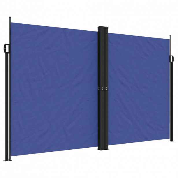 vidaXL Zatahovací boční markýza modrá 200 x 1 000 cm