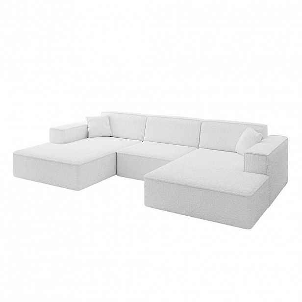 ALTDECOR SEDACÍ souprava IREA-U1-v4 – 301 x 165 x 77 cm, bílá