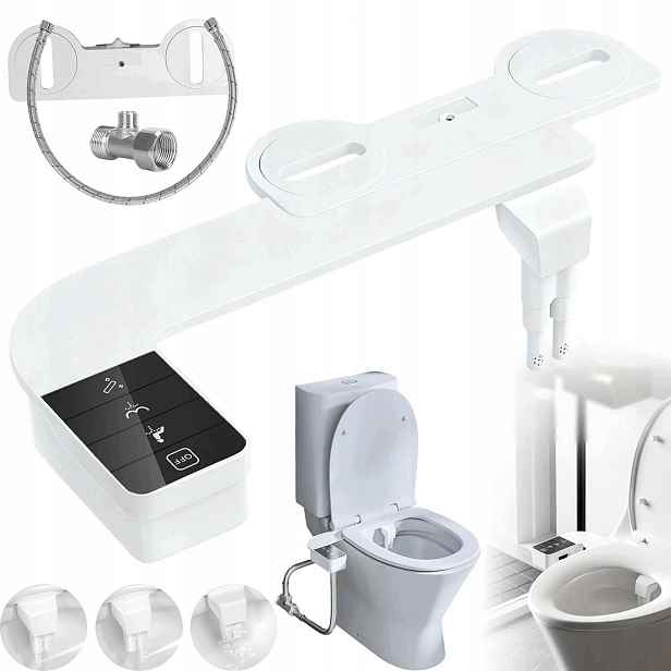 Bidet Na Wc, Nástavec Na Mytí Bidetu, Mycí Tryska S 2 Výsuvnými Tryskami