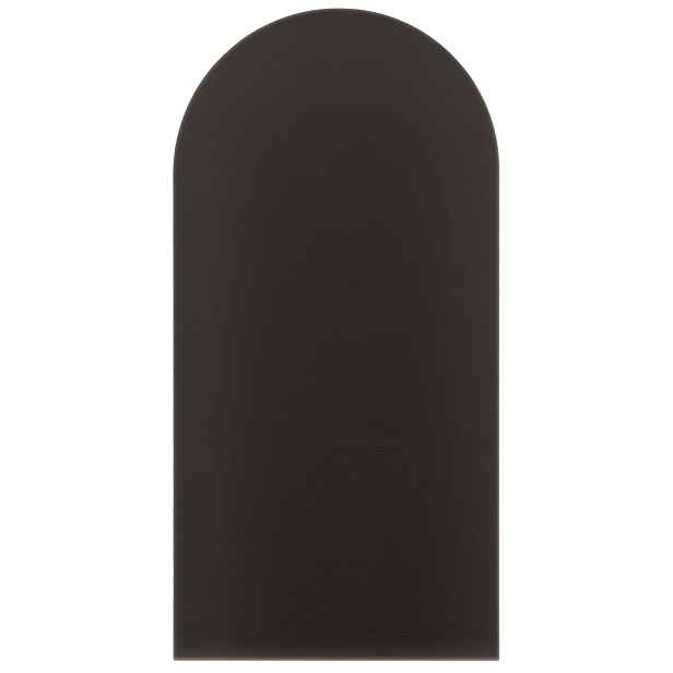 Čalouněný nástěnný panel s EKO KŮŽÍ různé rozměry x šířka 30 cm hnědá oblouk MyBestHome Rozměr: 30x80 cm