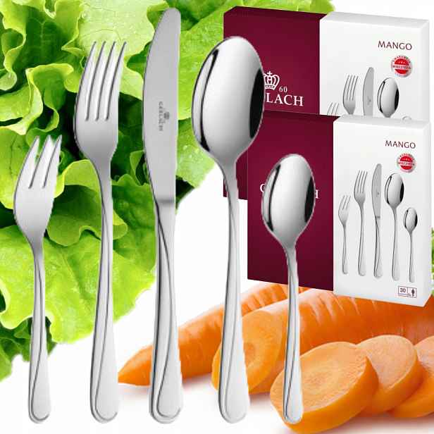 Sada 60 Příborů Lesk 12 Osob Sada Příborů Krabička Gerlach Mango
