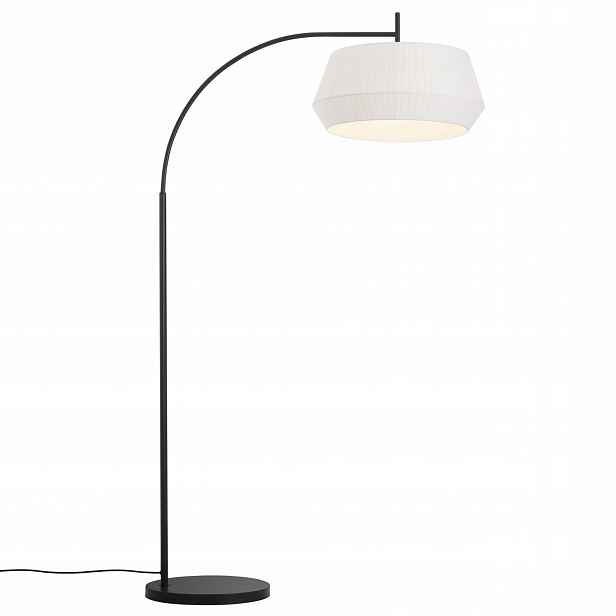 Stojací lampa Dicte Bílá 60W E27 180cm Moderní Obývací pokoj Kovová Nordlux