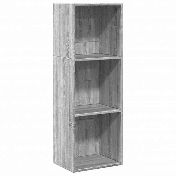 vidaXL Knihovna šedá sonoma 40 x 30 x 114 cm kompozitní dřevo