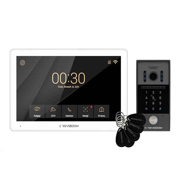 Videodomofon Revizoom Rm T203HD White/rc 212HD CK1
