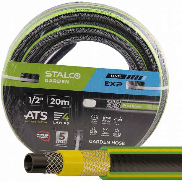 Hadice 1/2"x20 mb 4-VRSTVÁ, Nezamotává Se, Neohýbá Se, Silná, Vyztužená