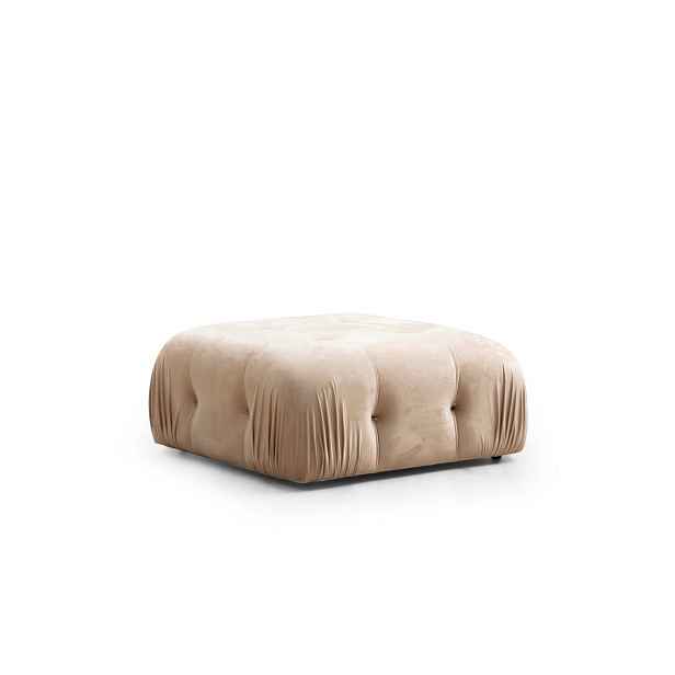 Hanah Home Taburet Bubble 95 cm samet krémový