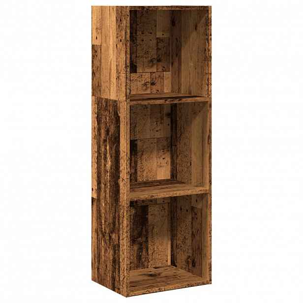 vidaXL Knihovna old wood 40 x 30 x 114 cm kompozitní dřevo