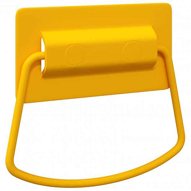 vidaXL Úchyty na skříň Hořčicově žlutá 85 x 45 mm Kov