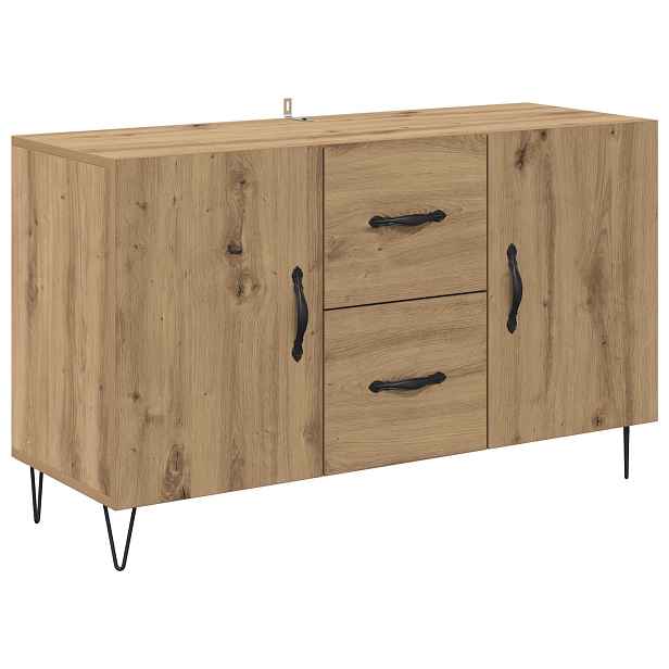 vidaXL Servírovací skříň Artisanový dub 100 x 36 x 60 cm