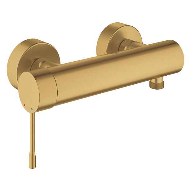 Baterie sprchová nástěnná Grohe Essence 150 mm kartáčovaný Cool Sunrise 25252GN1