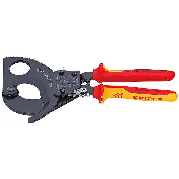 Nůžky Na Kabely Vde S Vícesložkovými Rukojeťmi 280 MM Knipex