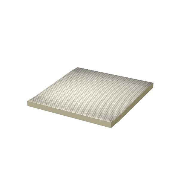 Tvarovka průběžná bezbariérová Rako Color Two 10×10 cm světle béžová matná GTP0N607