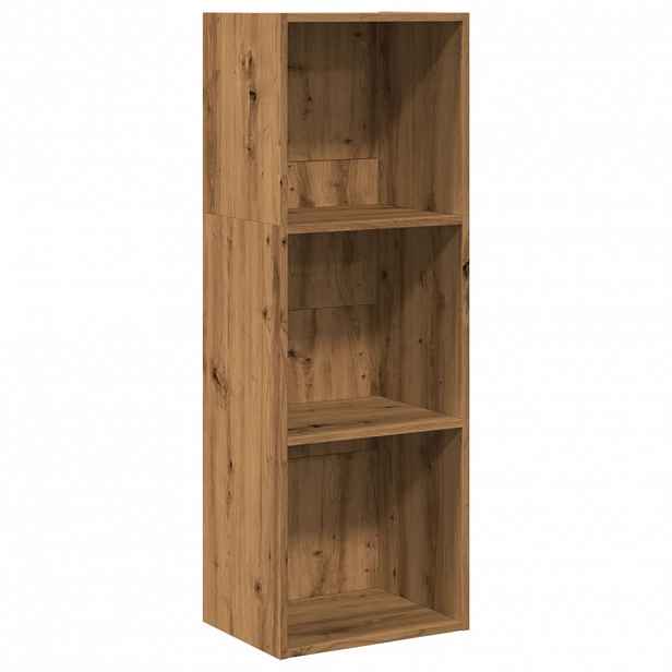 vidaXL Knihovna dub artisan 40 x 30 x 114 cm kompozitní dřevo