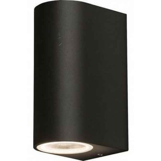 Nástěnná lampa do pokoje do domu Venkovní nástěnné svítidlo Nico Černá 2xGU10 IP54