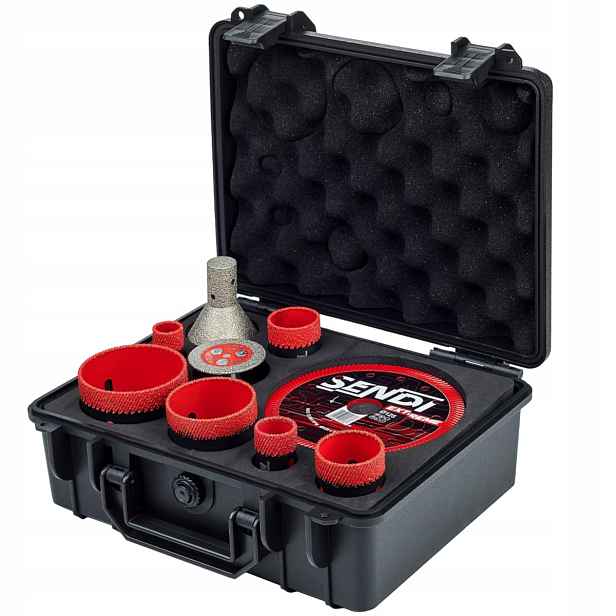 Sada Pro Vrtání Dlaždic A Děrovačky Fréza 20-68 mm M14 Sendi 01961204611