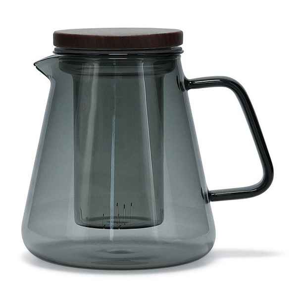 Šedá skleněná konvice na čaj se sítkem 930 ml Luma – S|P Collection