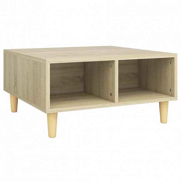vidaXL Konferenční stolek dub sonoma 60 x 60 x 30 cm kompozitní dřevo