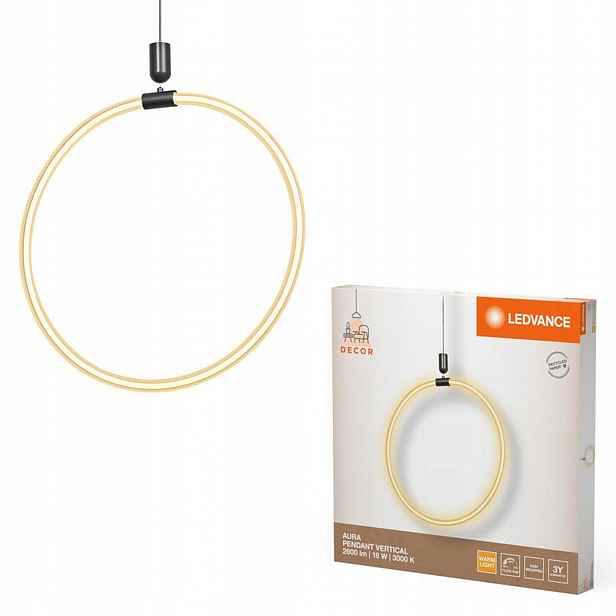 Závěsné Stropní Svítidlo Dekorativní Led 18W 2000lm 3000K Převis Šedá Decor
