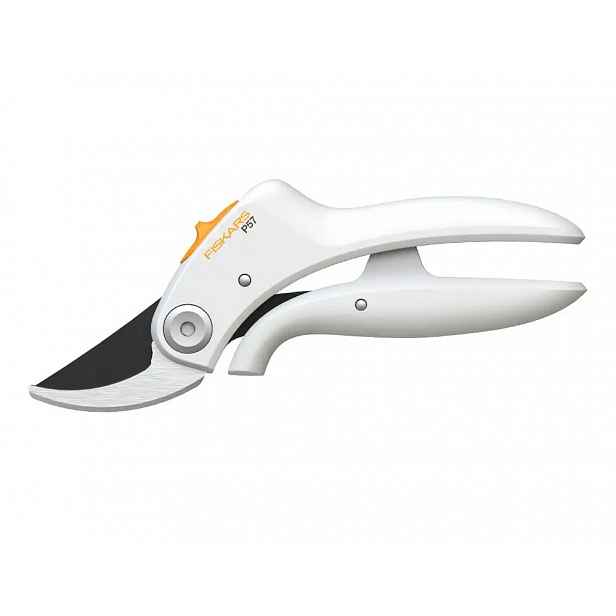 Fiskars P57 Zahradní nůžky zahradní bílý dámský na větve do 20 mm Silný Zahradní nůžky