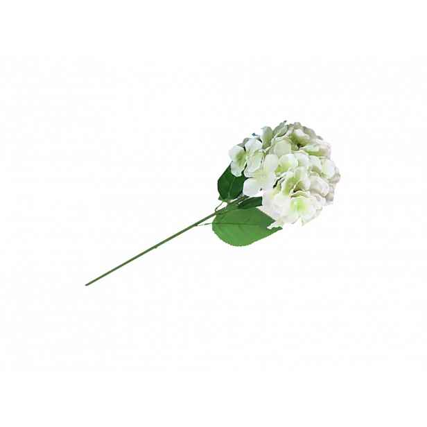 Umělá květina HORTENZIE 54 cm - více barev Barva: Bílá