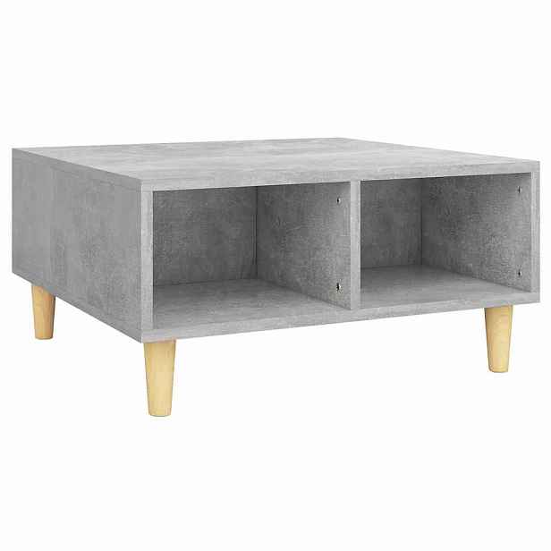 vidaXL Konferenční stolek betonově šedý 60x60x30 cm kompozitní dřevo