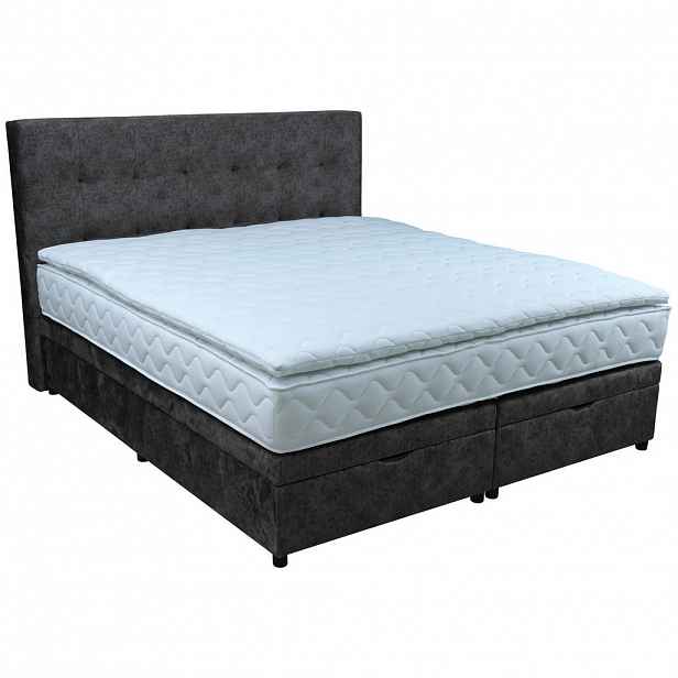 Novel POSTEL BOXSPRING, šedá
