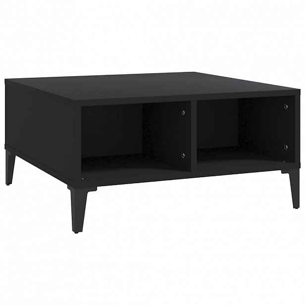 vidaXL Konferenční stolek černý 60 x 60 x 30 cm dřevotříska