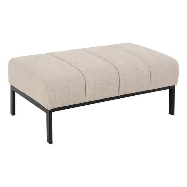 Actona Taburet Caix 100 cm béžový/černý