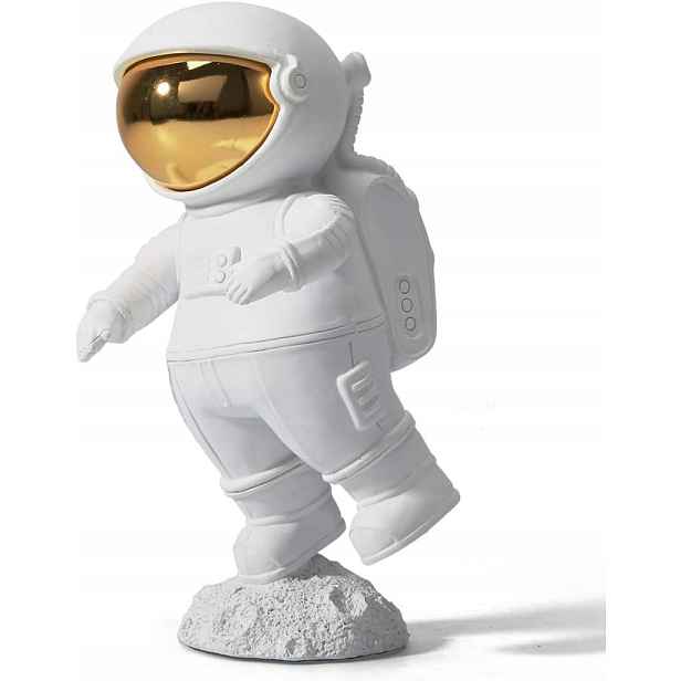 Figurka Astronauta Kosmonauta soška dekorace socha ozdoba kancelář 19 cm