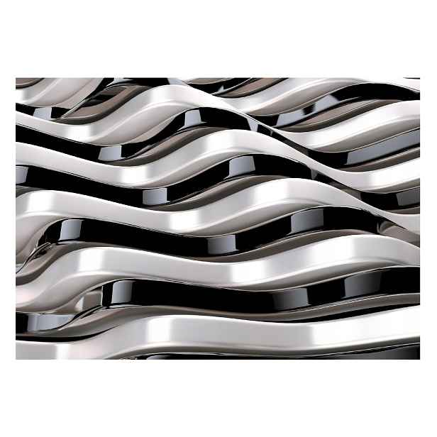 Fototapeta 3D Geometrická Černobílá Tapeta Flizelina 368x254
