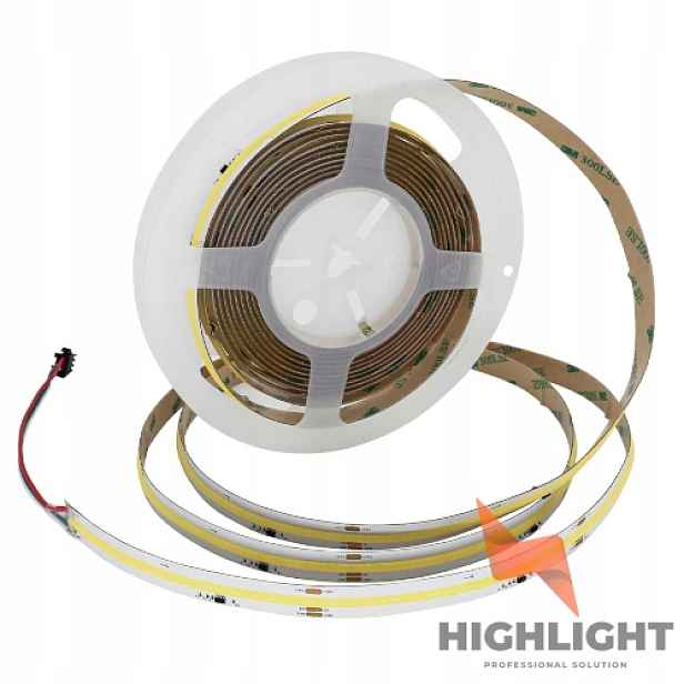 Led pásek Cob Digitální Vodotěsný Neutrální 24V WS2811 IP67 11W 4000K 10m
