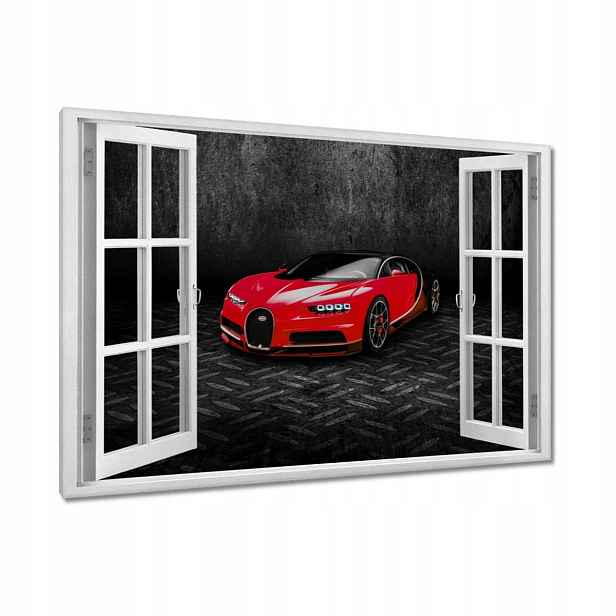 Obrazy 120x80 Červené sportovní auto