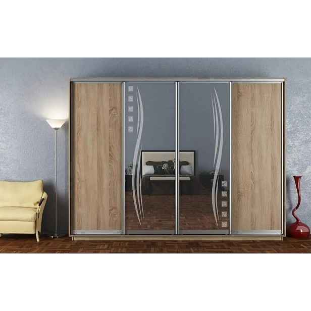 Casarredo Šatní skříň STELLA 300 sonoma