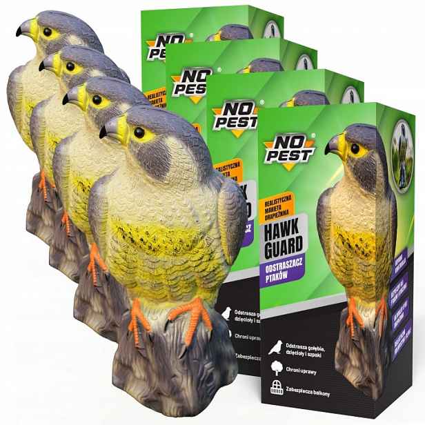 Odpuzovač Ptáků Maketa Na Ptáky Datle Vrabci Hawk Guard No Pest