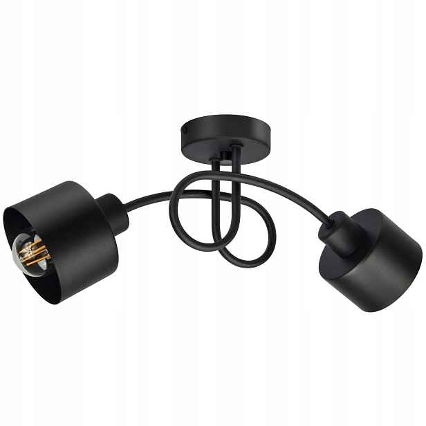Stropní Svítidlo Lustr Loftová Smyčka Edison Led