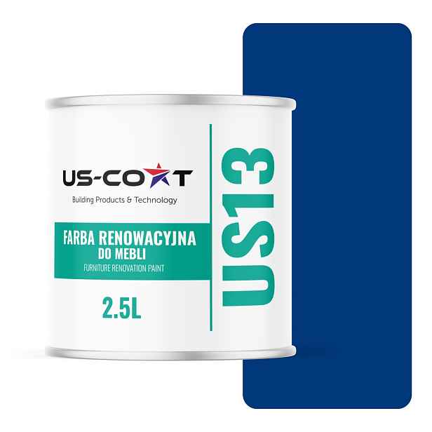 Barva Na Kuchyňský Nábytek Přední Část Modrá Ultramarínová RAL5002 Polomatná 2,5 L